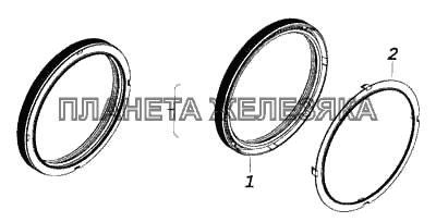 Манжета КамАЗ-5460 (каталог 2005 г.)
