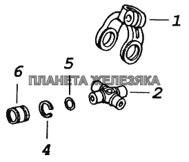 Шарнир карданный КамАЗ-5460 (каталог 2005 г.)