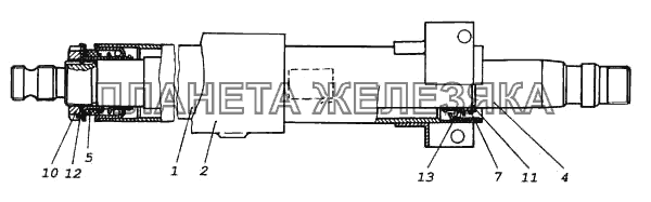 Рулевая колонка КамАЗ-5460 (каталог 2005 г.)