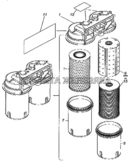 Фильтр очистки масла КамАЗ-6460