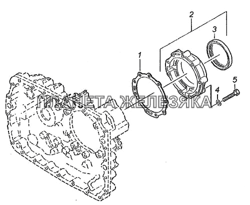 Картер планетарной передачи КамАЗ-6460