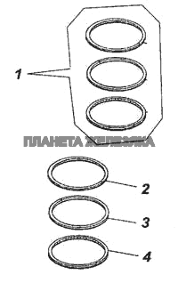 Комплект колец КамАЗ-6460