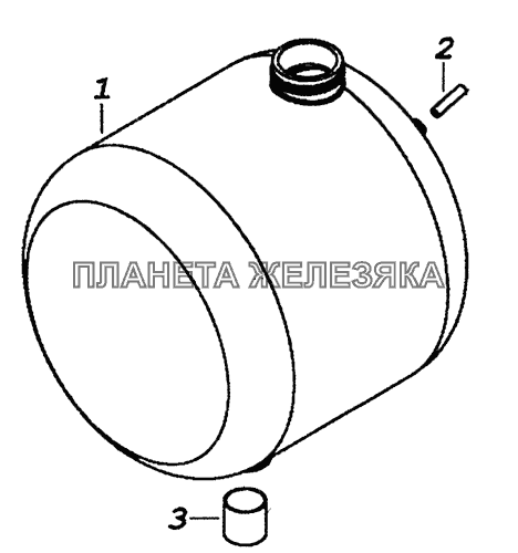 5320-1311010-30 Бачок расширительный КамАЗ-6460 (Евро 3, 4)
