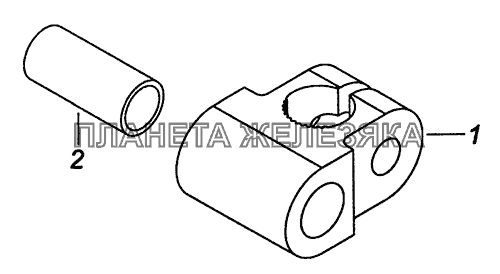 142.1703362 Серьга со втулкой КамАЗ-6460 (Евро 3, 4)