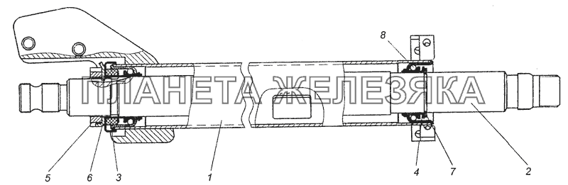 6520-3444010-19 Колонка рулевого управления КамАЗ-6460 (Евро 3, 4)