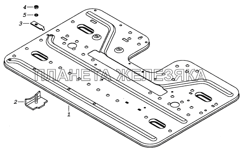 6460-8404001-12 Установка настила рамы КамАЗ-6460 (Евро 3, 4)