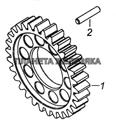 7406.1005031 Шестерня коленчатого вала КамАЗ-6460 (Евро 3, 4)