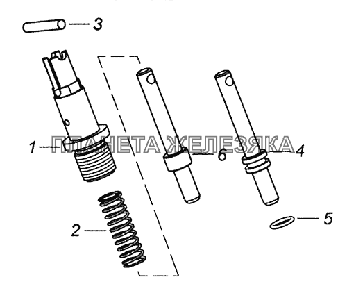 740.1005440 Фиксатор маховика КамАЗ-6460 (Евро 3, 4)