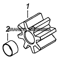 740.1011030-50 Шестерня ведомая масляного насоса КамАЗ-6460 (Евро 3, 4)