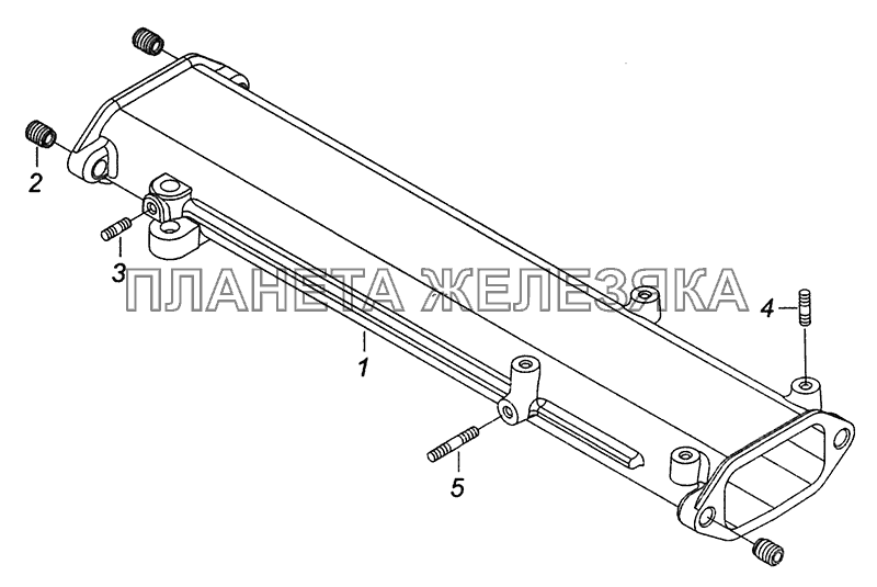 7406.1115122-10 Труба подводящая КамАЗ-6460 (Евро 3, 4)