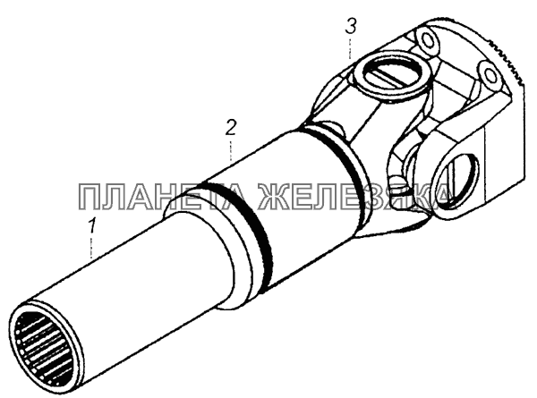 6520-2201015-10 Вал карданный КамАЗ-6460 (Евро 4)