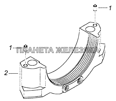 6520-2402076 Крышка подшипника КамАЗ-6460 (Евро 4)