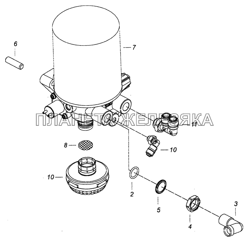 6520-3511001-86 Осушитель КамАЗ-6460 (Евро 4)