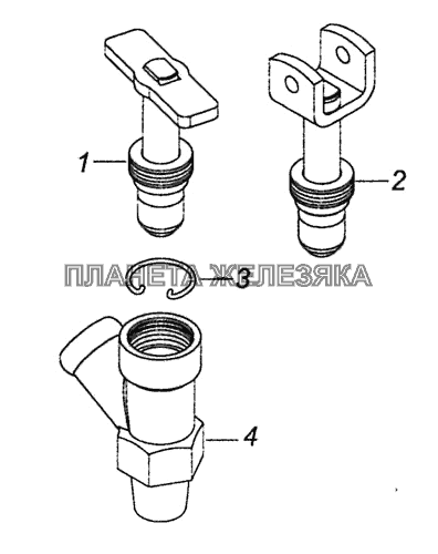 5320-8105010 Кран сливной КамАЗ-6460 (Евро 4)