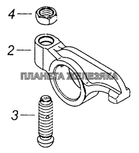 7406.1007140 Коромысло клапана КамАЗ-6460 (Евро 4)