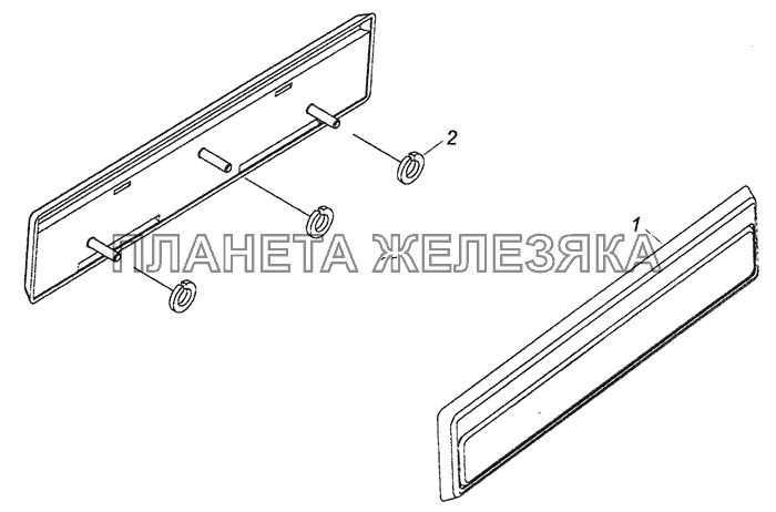 6520-8212008-01 Установка заводских боковых знаков КамАЗ-6460 (Евро 4)