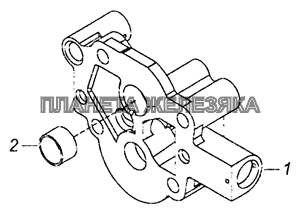 740.11-1011019-01 Крышка масляного насоса КамАЗ-6460 (Евро 4)