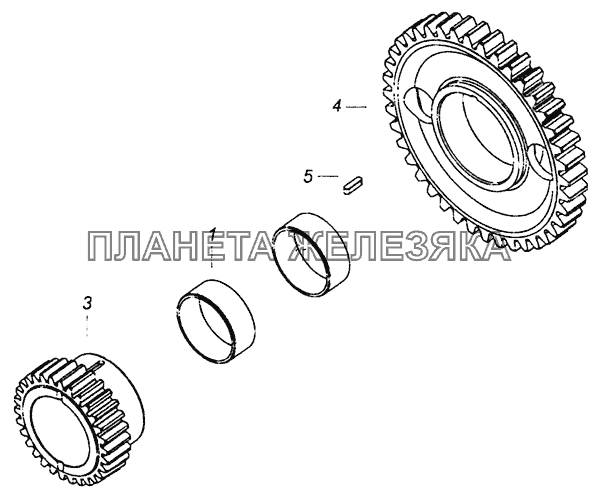 740.65-1029120 Шестерня ведущая КамАЗ-6460 (Евро 4)