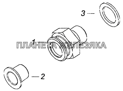 740.70-1104230 Штуцер КамАЗ-6460 (Евро 4)