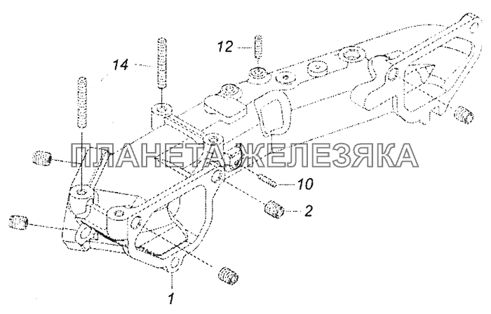 740.63-1115030-20 Патрубок соединительный КамАЗ-6460 (Евро 4)