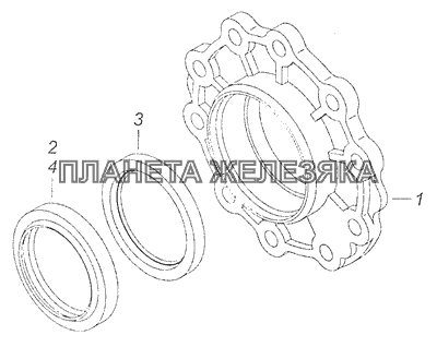 53205-2402050 Крышка стакана подшипников КамАЗ-65111 (Евро 4) 53205-2402050 Крышка стакана подшипников КамАЗ-65111 (Евро 4)