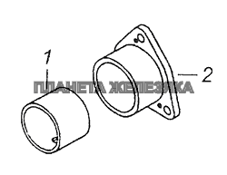 7482.1006036 Корпус подшипника распределительного вала КамАЗ-65111 (Евро 4)