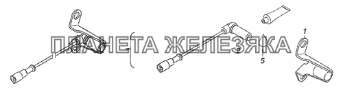 53205-3541110 Датчик скорости с кронштейном КамАЗ-65111 (Евро 4) 53205-3541110 Датчик скорости с кронштейном КамАЗ-65111 (Евро 4)