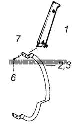 6522-5325160 Установка поручней панели приборов КамАЗ-65111 (Евро 4)