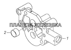 740.11-1011019-01 Крышка масляного насоса КамАЗ-65111 (Евро 4)