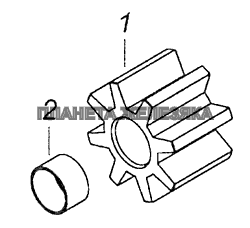 740.1011030-51 Шестерня ведомая масляного насоса КамАЗ-65111 (Евро 4)