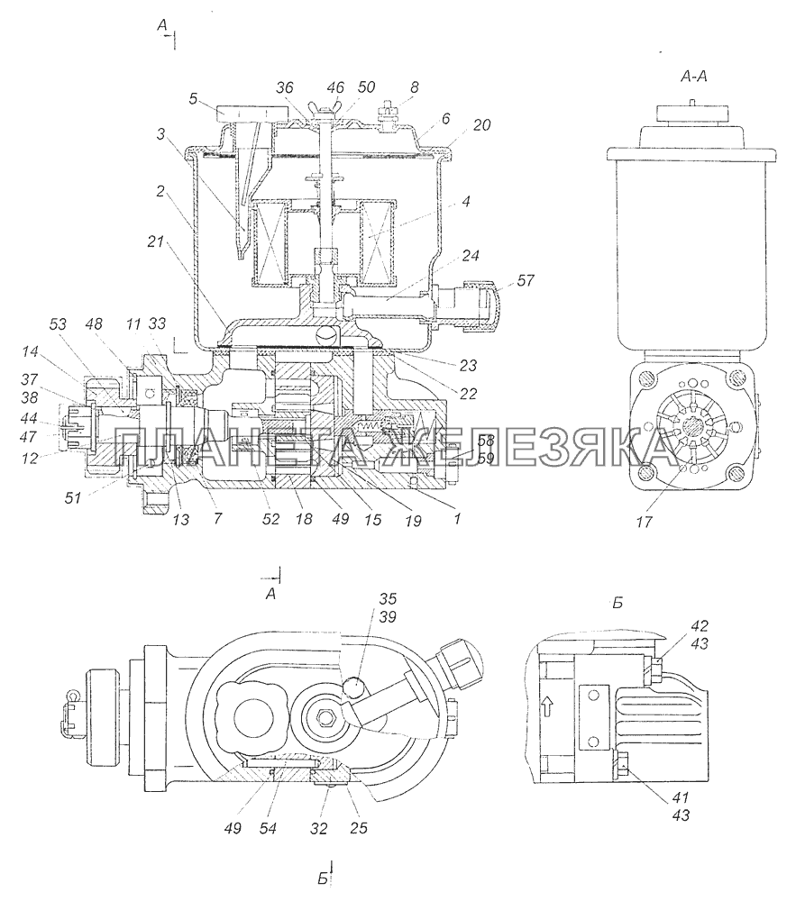 4310-3407200-01 Насос рулевого усилителя КамАЗ-65115, 65116 (Евро-4)