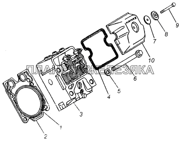 Газораспределительный механизм КамАЗ-65115
