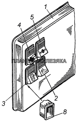 Панель выключателей КамАЗ-65115