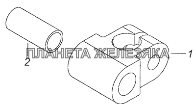 142.1703362 Серьга со втулкой КамАЗ-65115 (Евро-3)