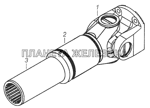 53205-2201017-10 Вал карданный с шарниром КамАЗ-65115 (Евро-3) 53205-2201017-10 Вал карданный с шарниром КамАЗ-65115 (Евро-3)