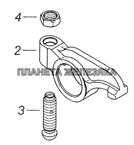 7406.1007140 Коромысло клапана КамАЗ-65115 (Евро-3)