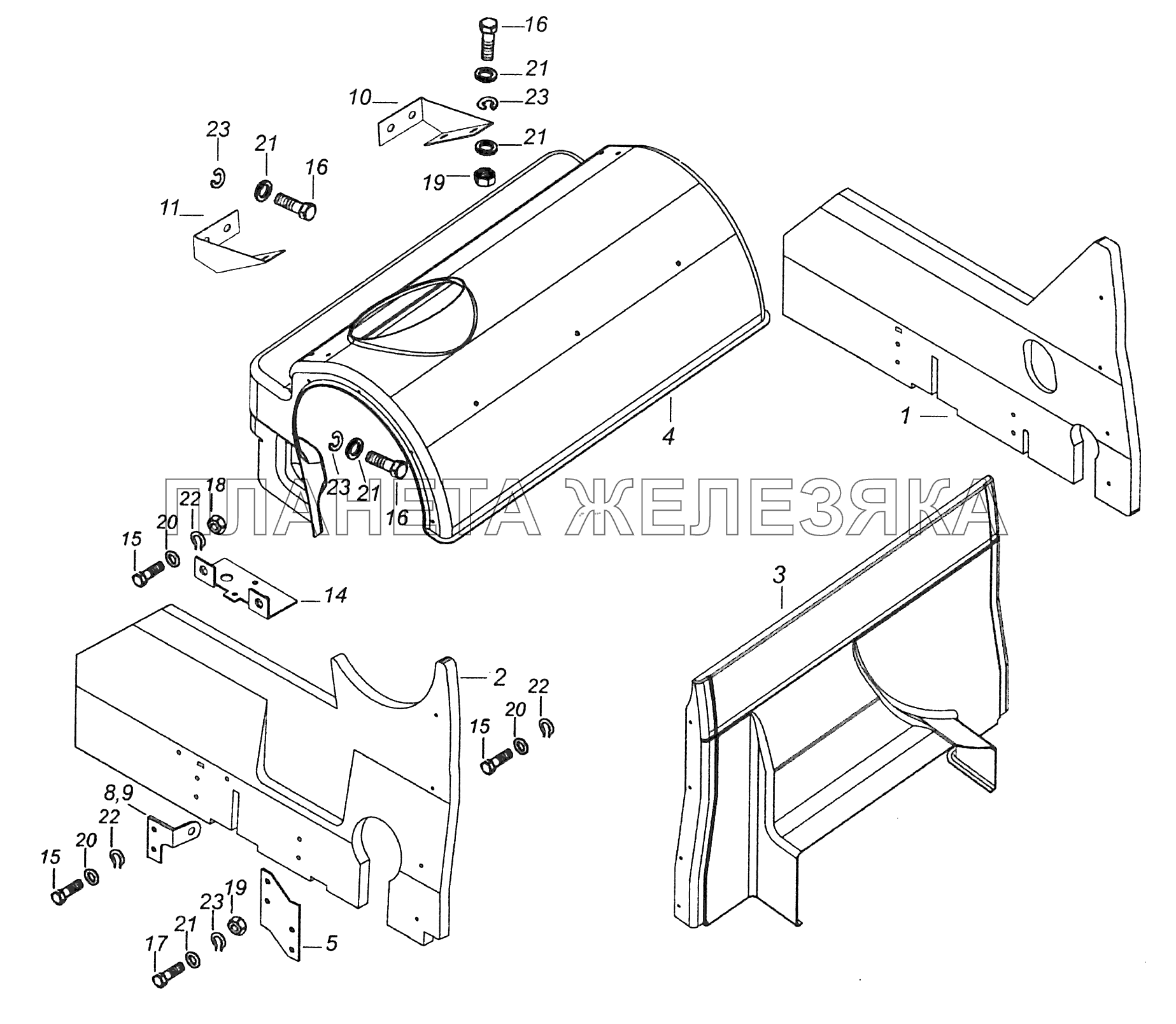 53229-5614200 Установка шумоизоляционного экрана КамАЗ-65115 (Евро-3) 53229-5614200 Установка шумоизоляционного экрана КамАЗ-65115 (Евро-3)
