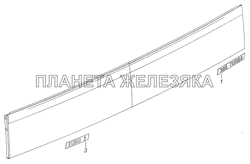 65115-8212291-86 Установка знаков двигателя КамАЗ-65115 (Евро-3)