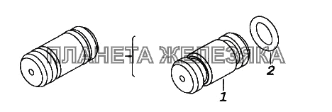 Втулка с кольцами КамАЗ-65116