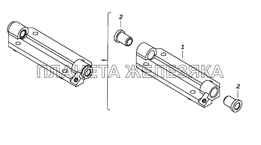 Кронштейн вала привода КамАЗ-65116