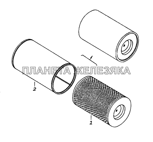 Элемент фильтрующий с предочистителем КамАЗ-65116