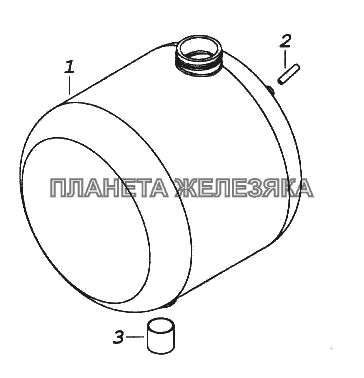 Бачок расширительный КамАЗ-65116