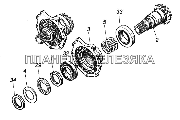 Шестерня ведущая коническая КамАЗ-65116