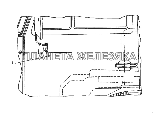 Установка боковых знаков КамАЗ-65116