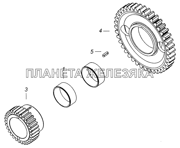 740.70-1029115 Шестерня ведущая КамАЗ-6520 (Euro-4)