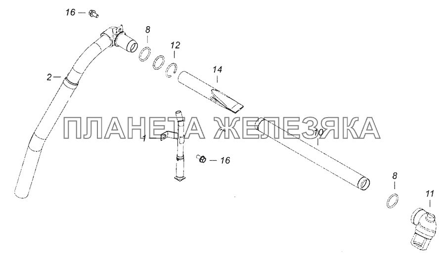 740.63-1014100 Установка системы вентиляции КамАЗ-6520 (Euro-4)