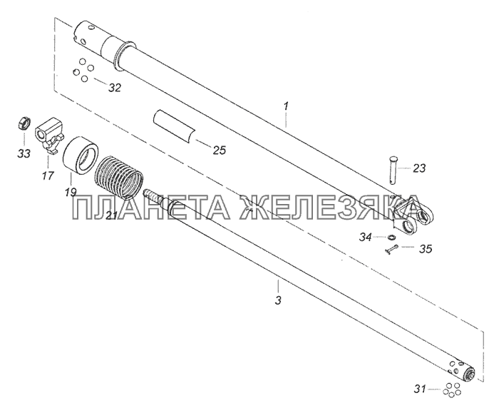 6540-1703325-06 Тяга КамАЗ-6520 (Euro-4)