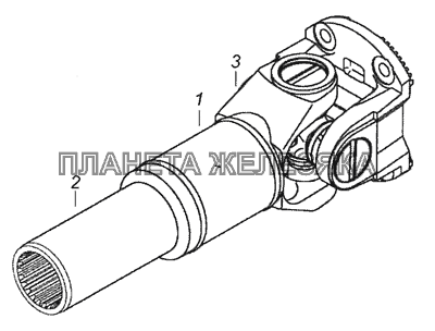 6520-2201015-11 Вал карданный КамАЗ-6520 (Euro-4)