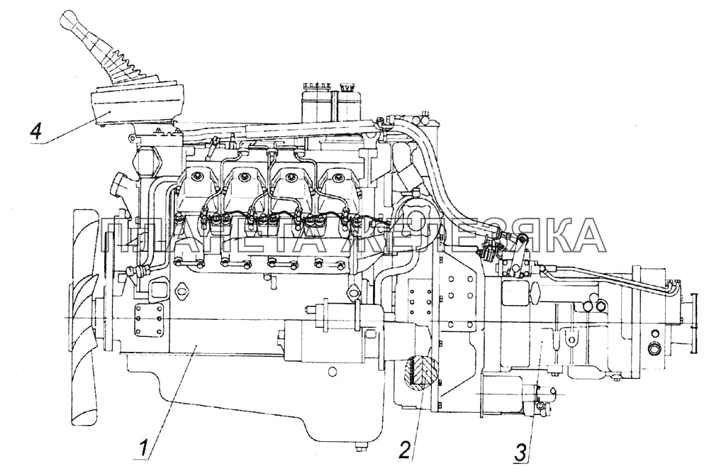 Силовой агрегат КамАЗ-6520