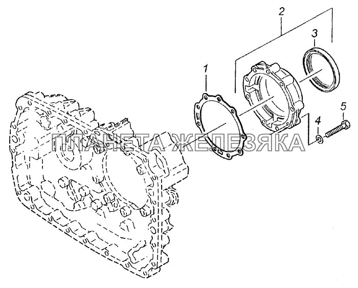Картер планетарной передачи КамАЗ-6520